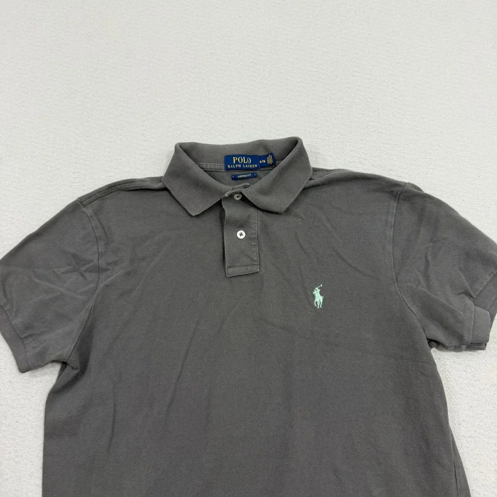 Polo Ralph Lauren Shirt Medium Polo Custom Fit Short Sleeve Pony Logo Cotton